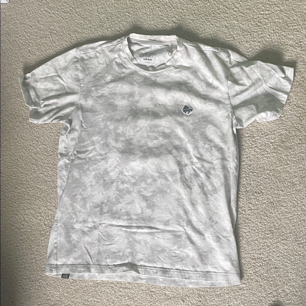 Adidas White Tie-Dye Men's Tee